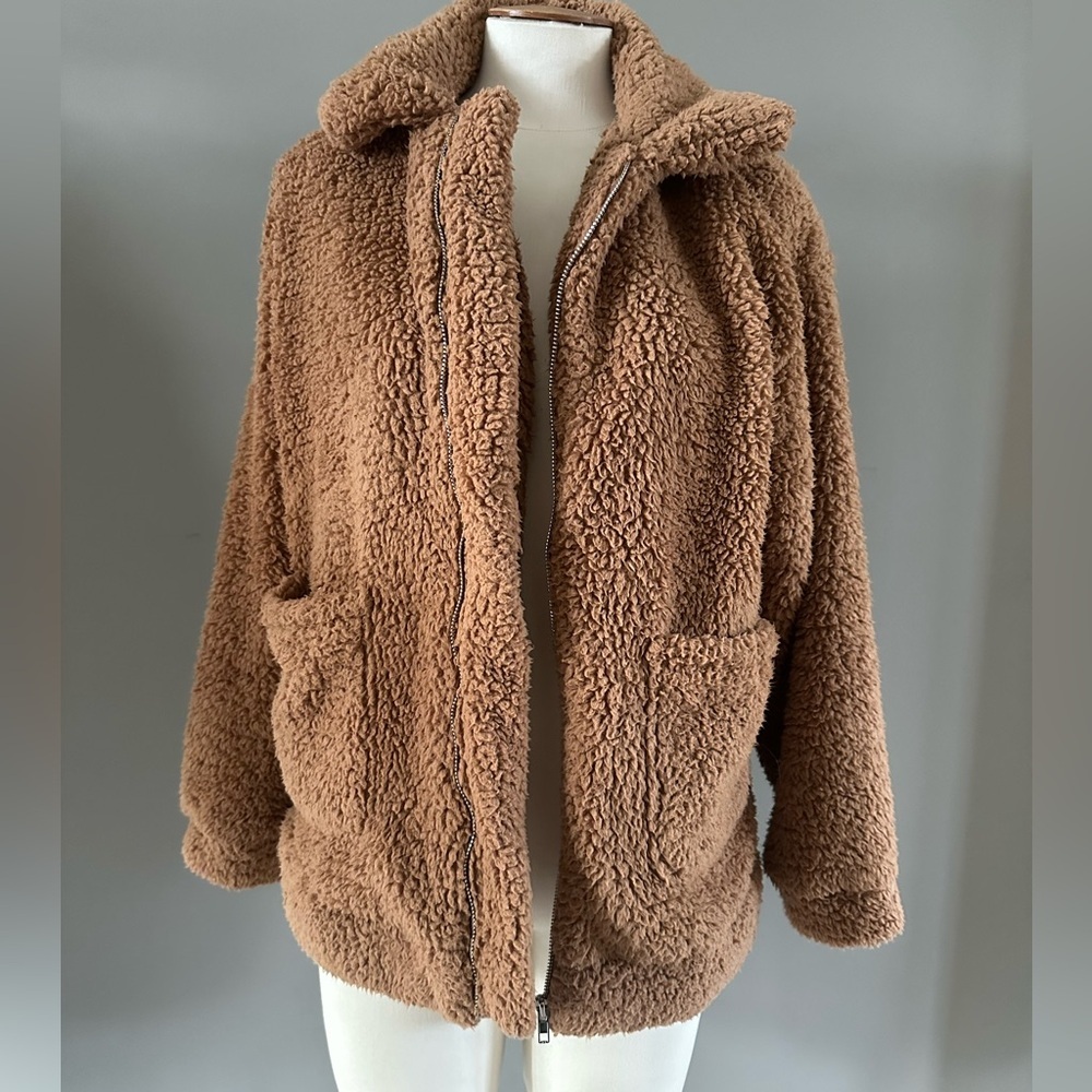 Cozy Brown Teddy Jacket